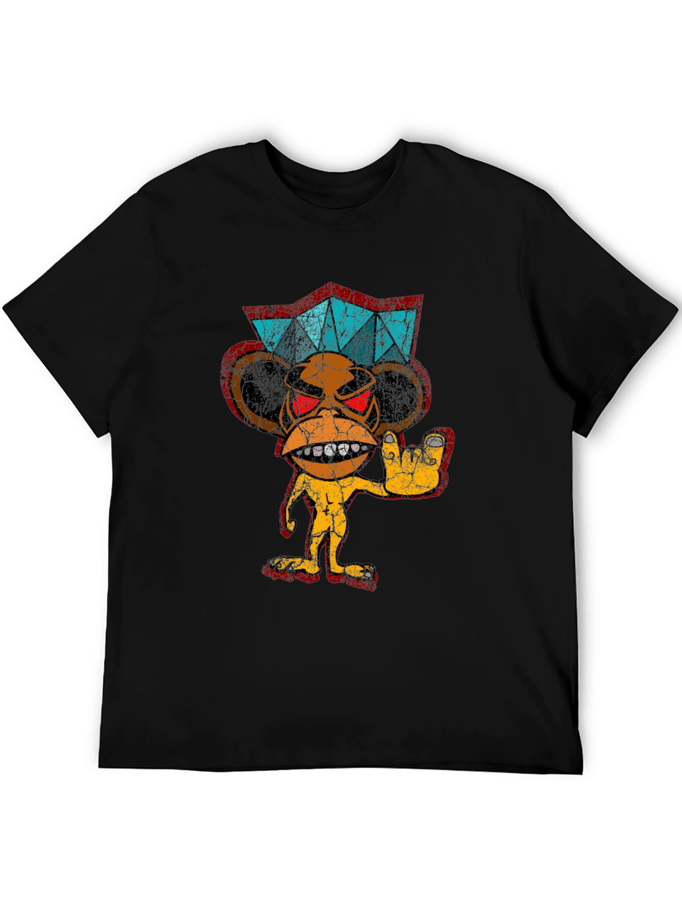 Funky Monkey Graphic Tee - Rock On!