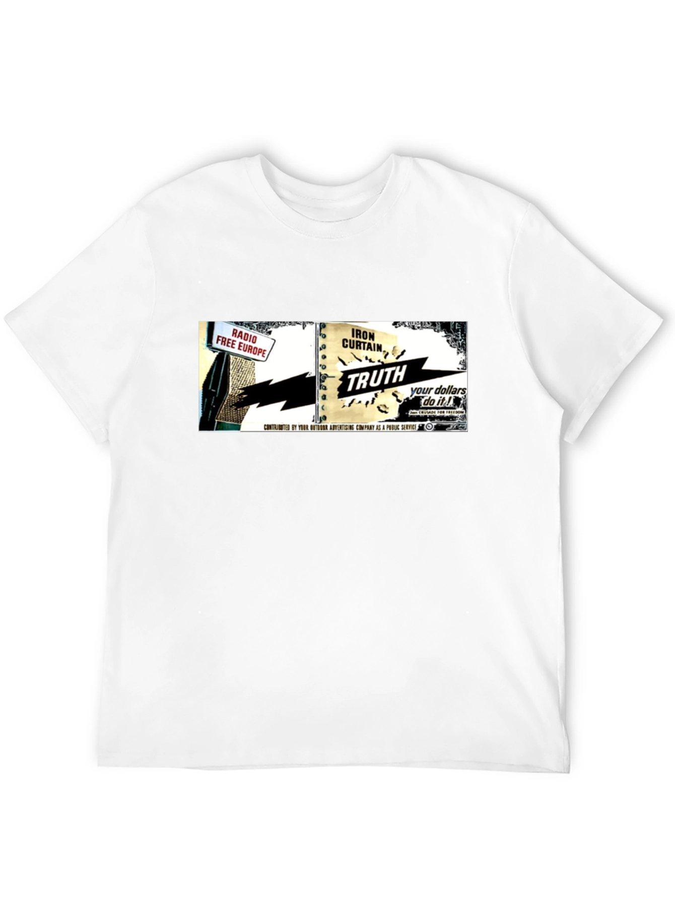 Radio Free Europe T-Shirt - Truth and Freedom Tee