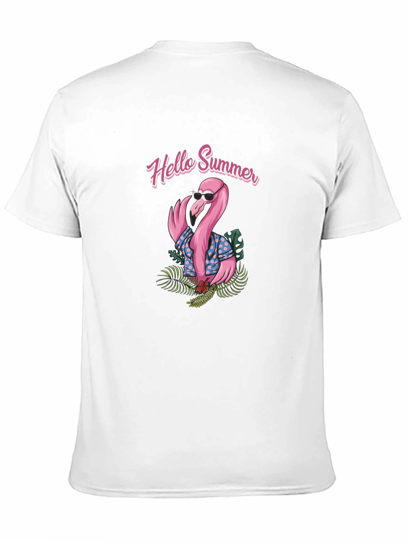 Hello Summer Flamingo Graphic Tee