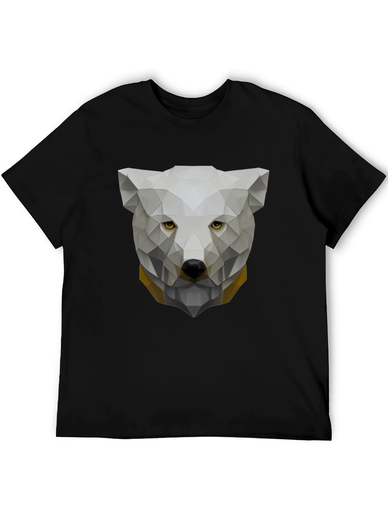 Geometric Polar Bear Graphic Tee