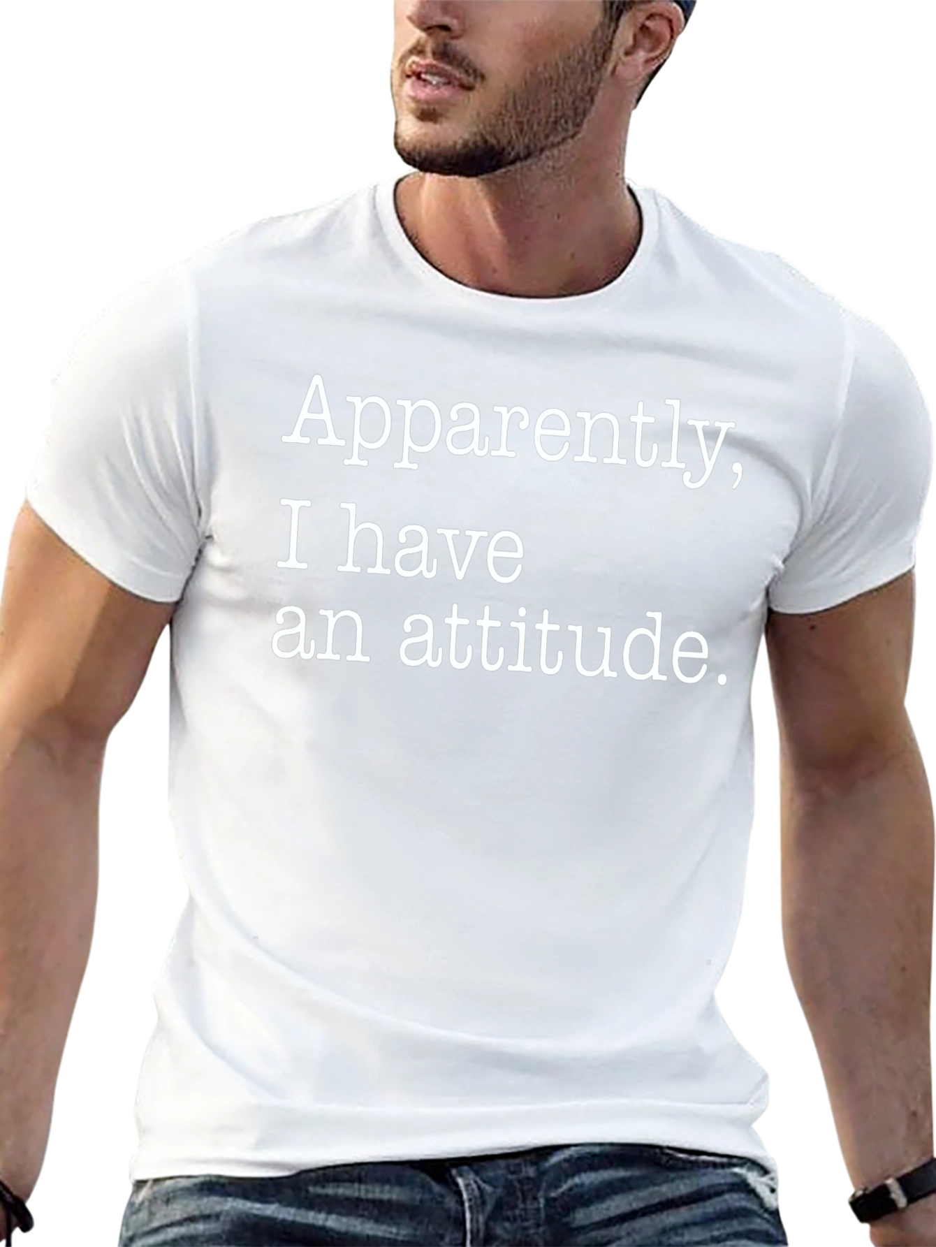 Funny Attitude T-Shirt - Apparently I Have An Attitude