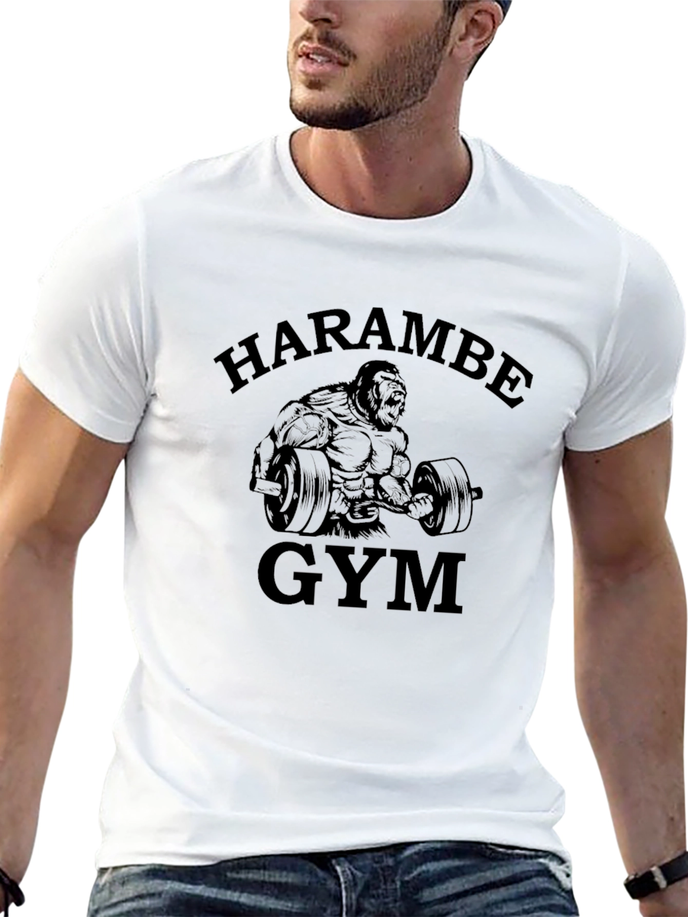Harambe Gym Black T-Shirt