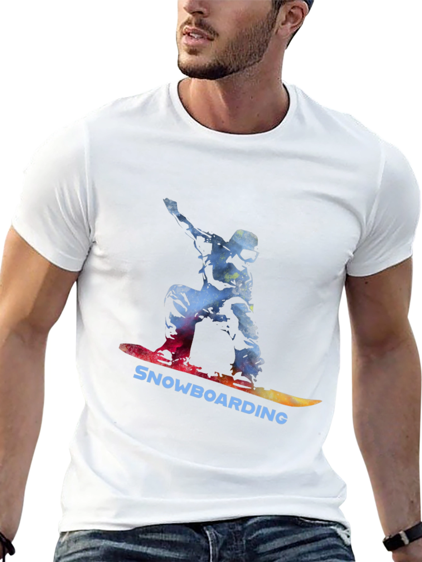 Snowboarding Graphic Tee - Cool Winter Sports T-Shirt