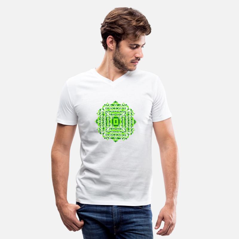 Dual shades flower design