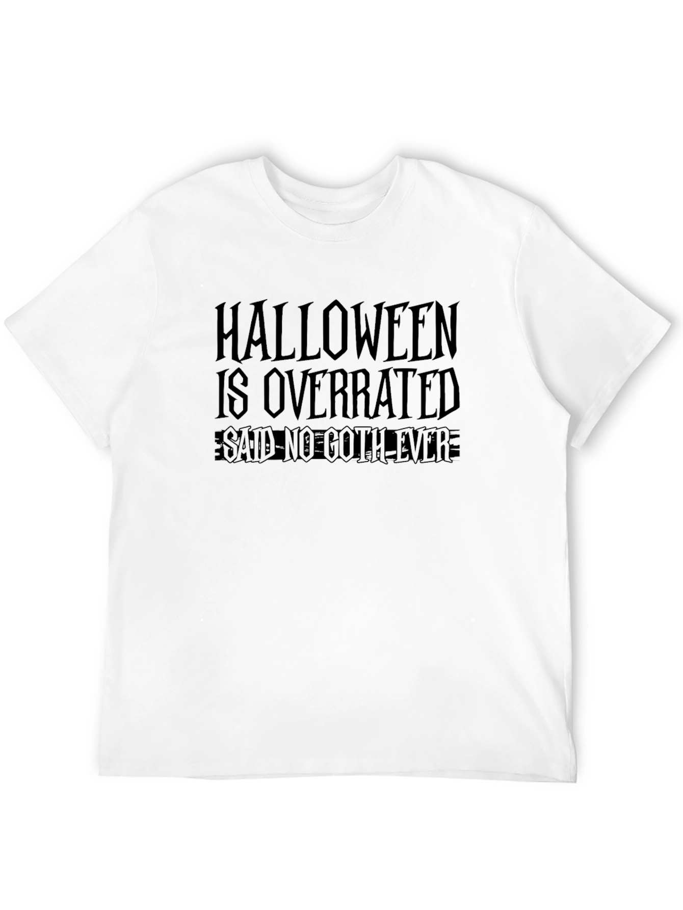 Halloween Overrated T-Shirt Goth Style