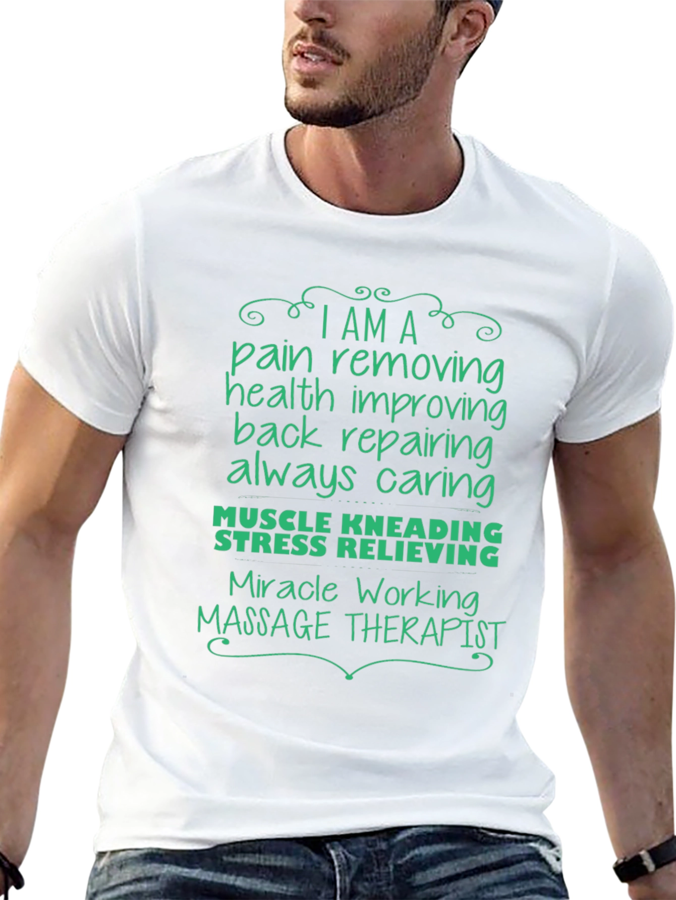 Massage Therapist T-Shirt: Pain Relief & Wellness