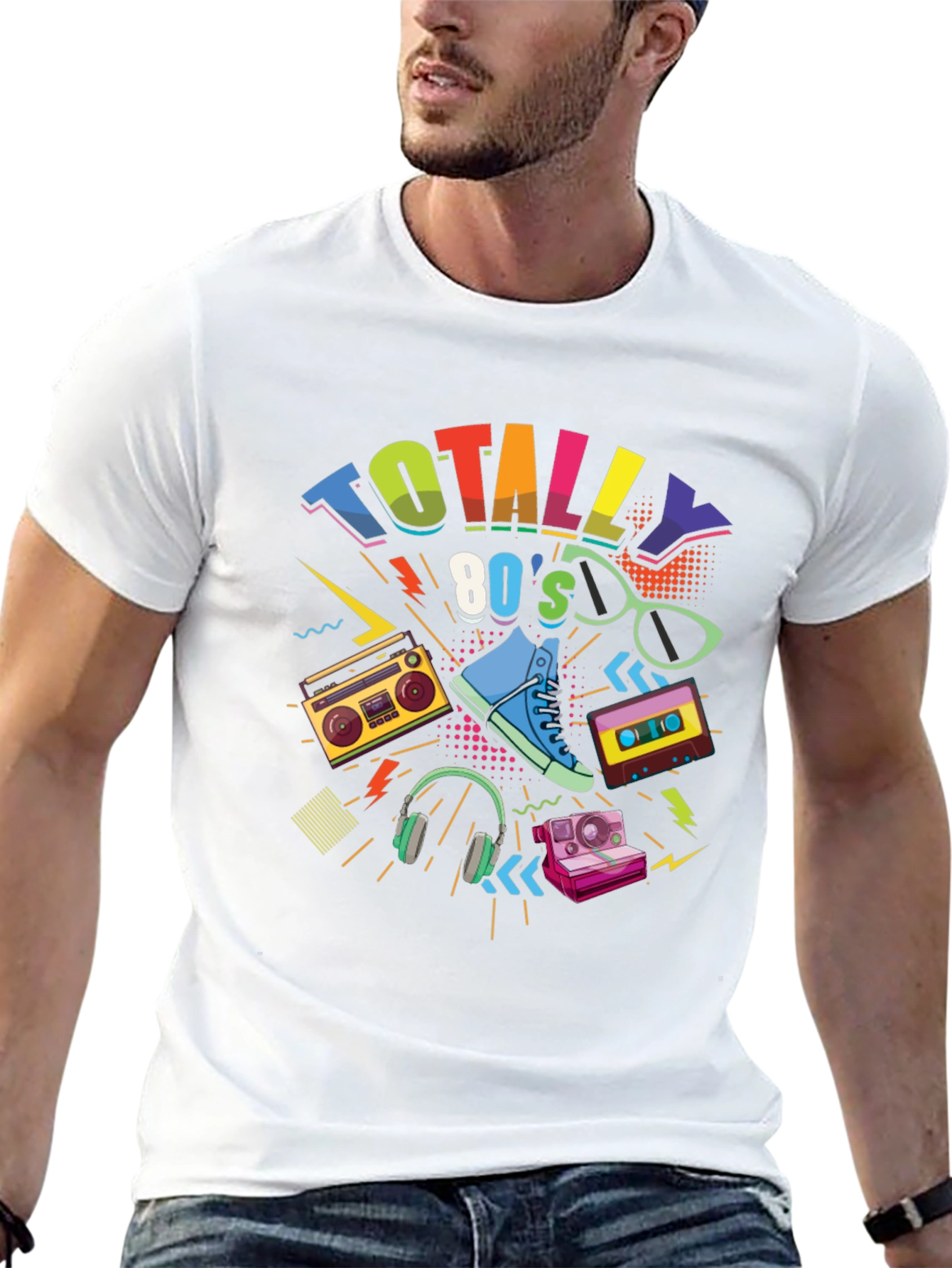Totally 80s Graphic Tee - Retro Style T-Shirt