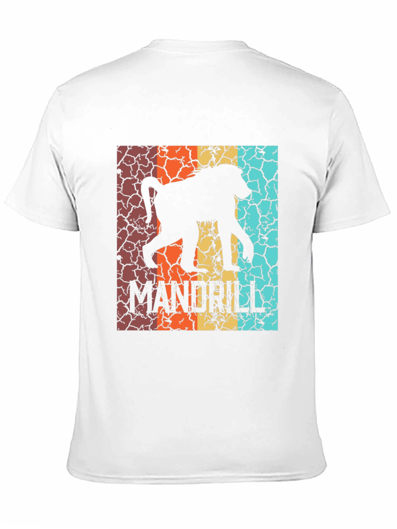 Retro Mandrill Silhouette Graphic T-Shirt