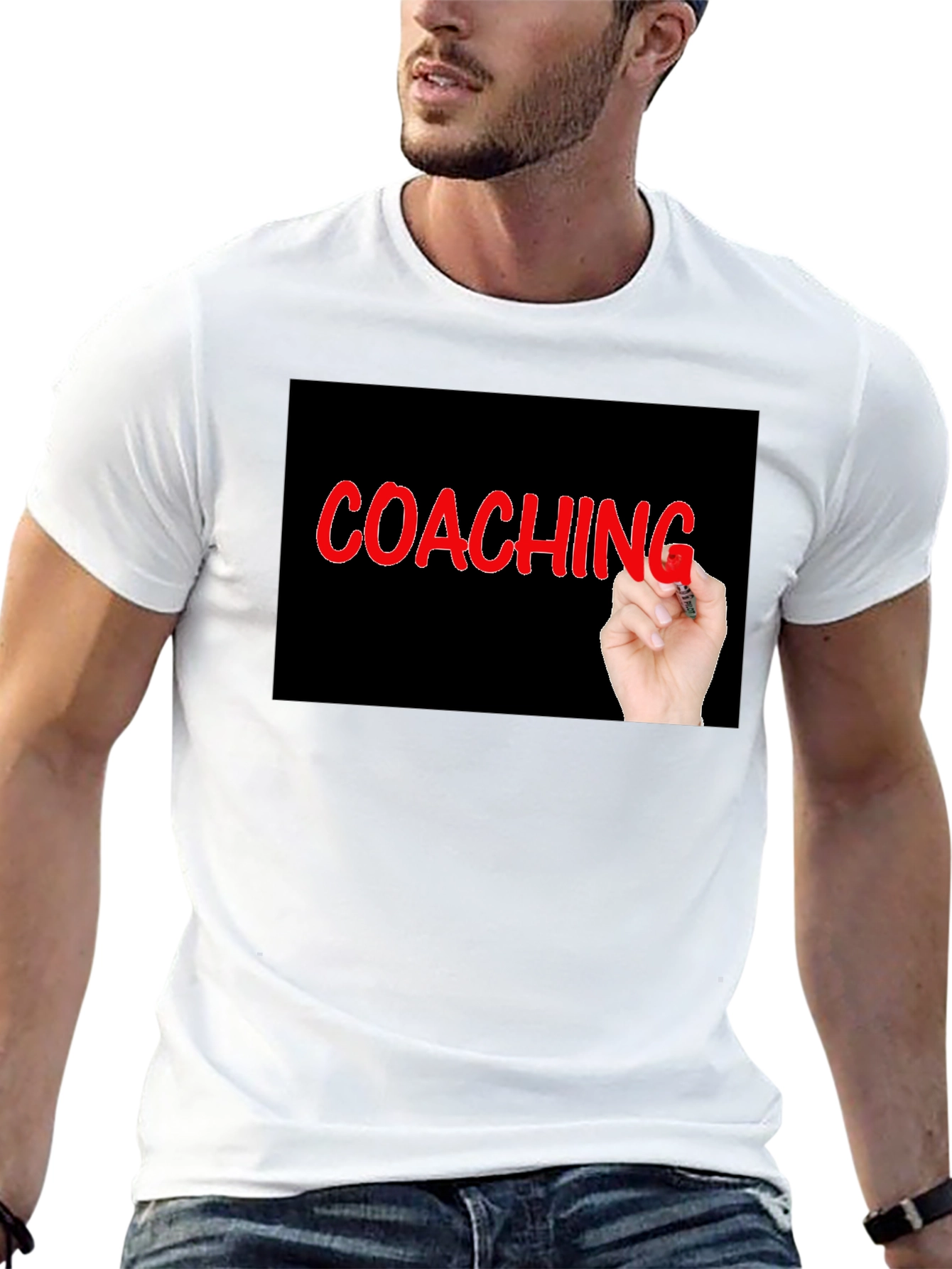 Coaching T-Shirt - Bold Graphic Tee