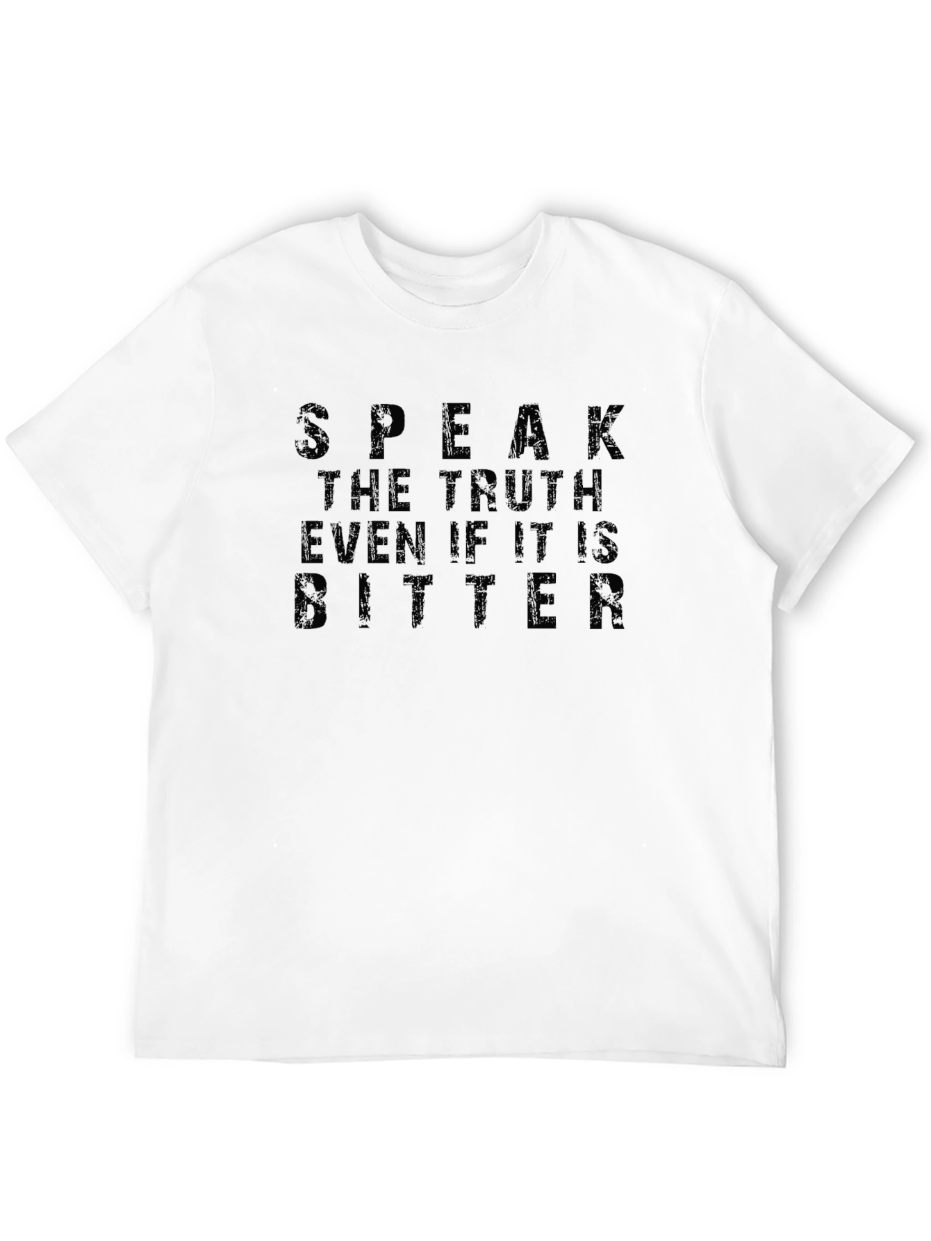 Speak the Truth T-Shirt - Unisex Black Tee