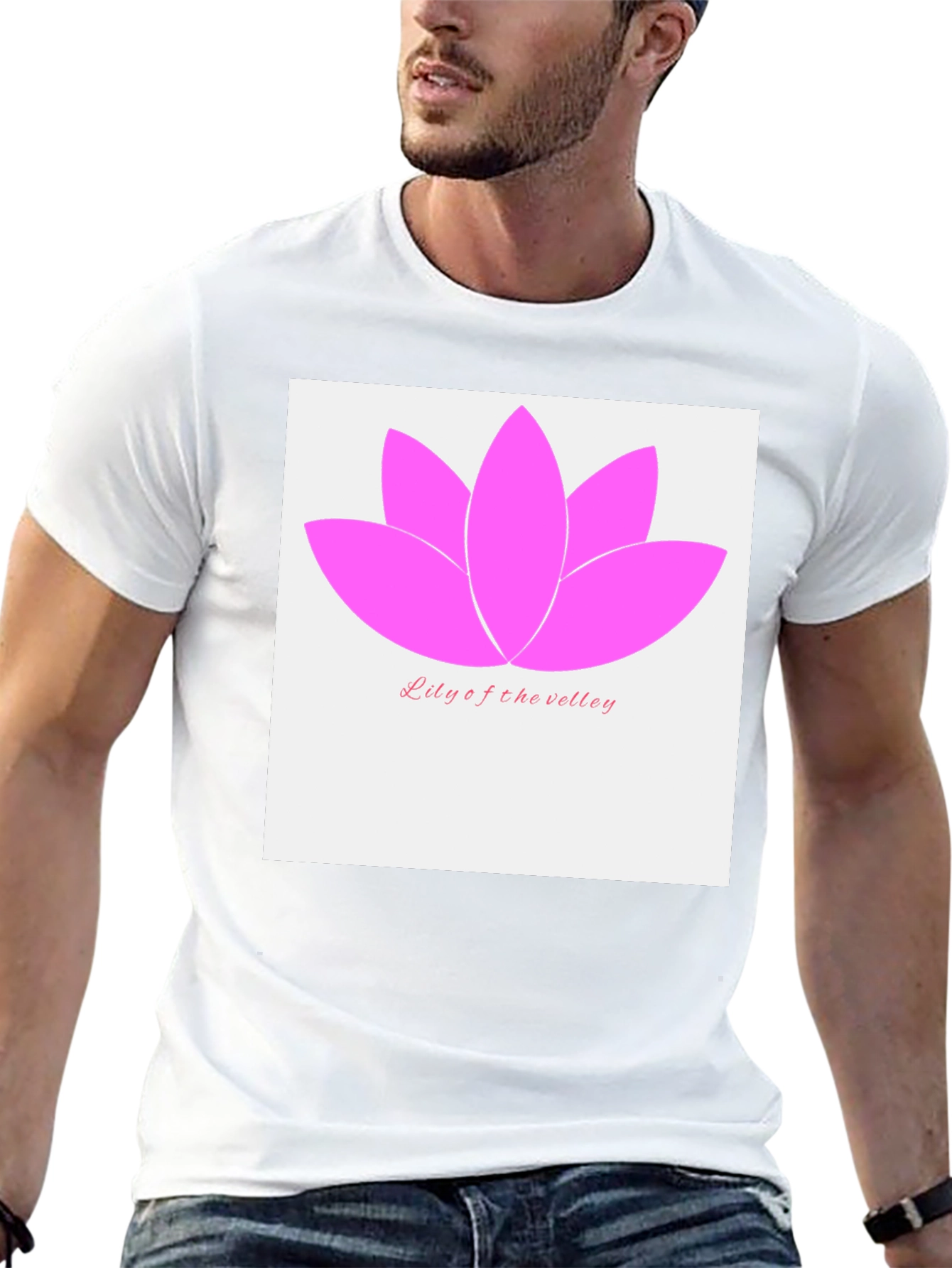Lotus Flower Lily of the Valley Graphic Tee