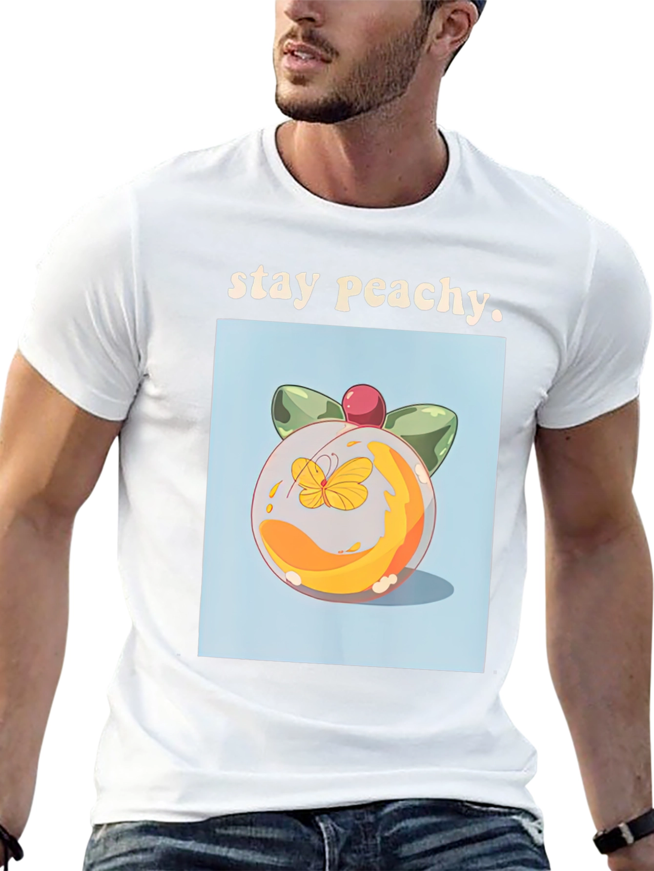 Stay Peachy Graphic T-Shirt