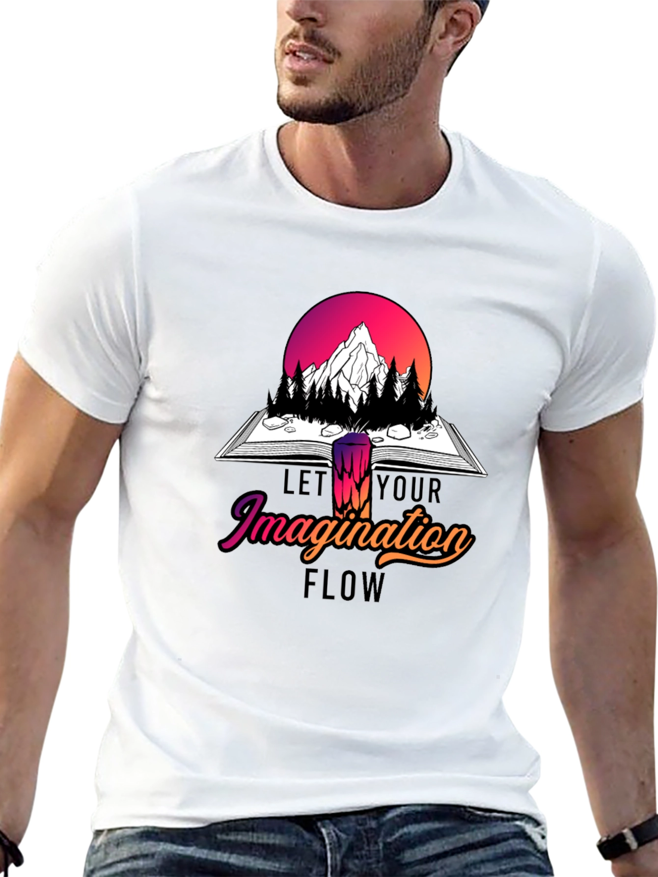 Imagination Flow Graphic T-Shirt