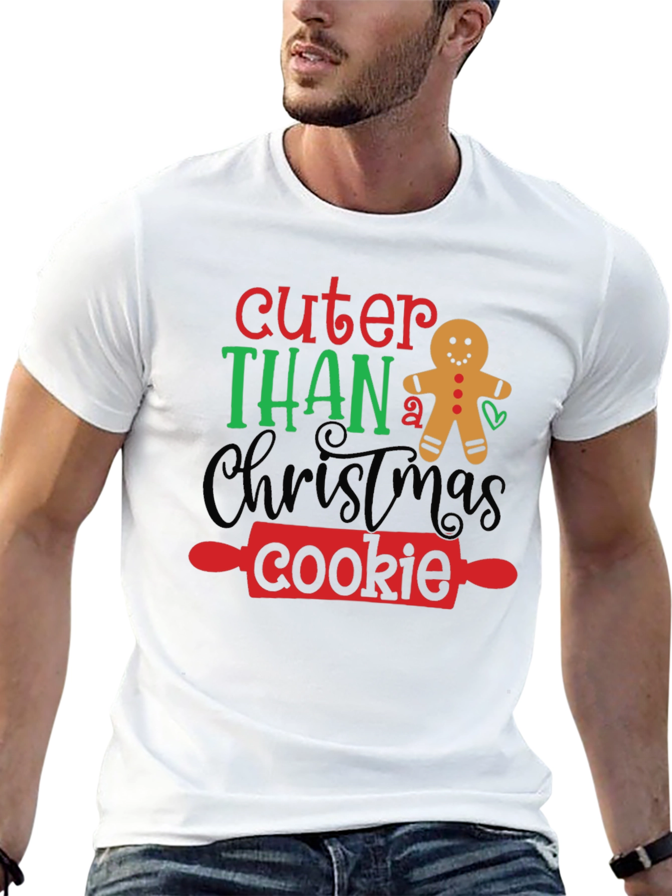 Cuter Than a Christmas Cookie Holiday T-Shirt
