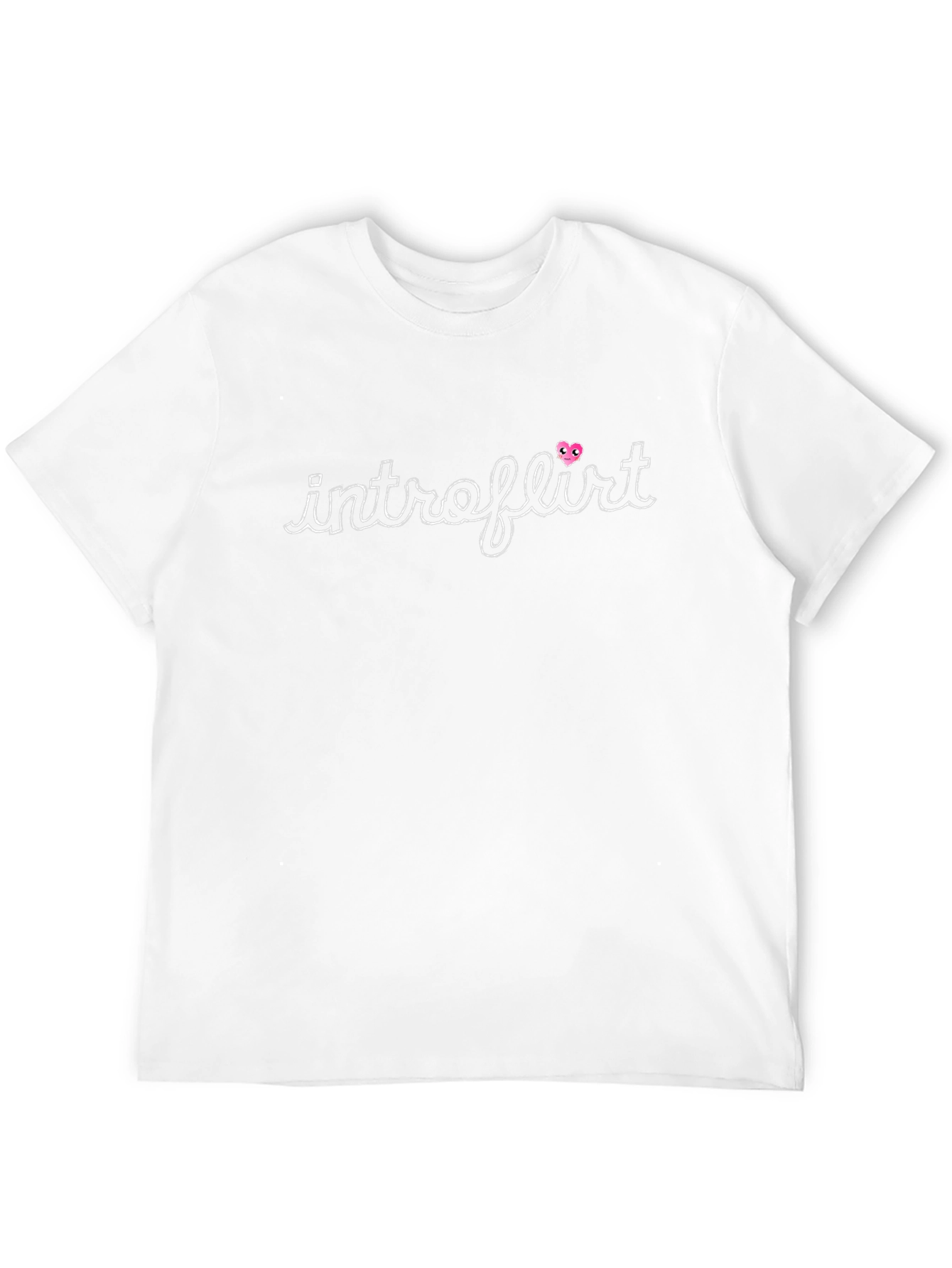 Introflirt Graphic Tee - Black Cotton Comfort
