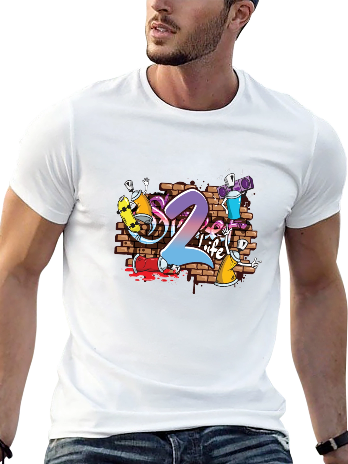 Graffiti Life T-Shirt - Urban Style