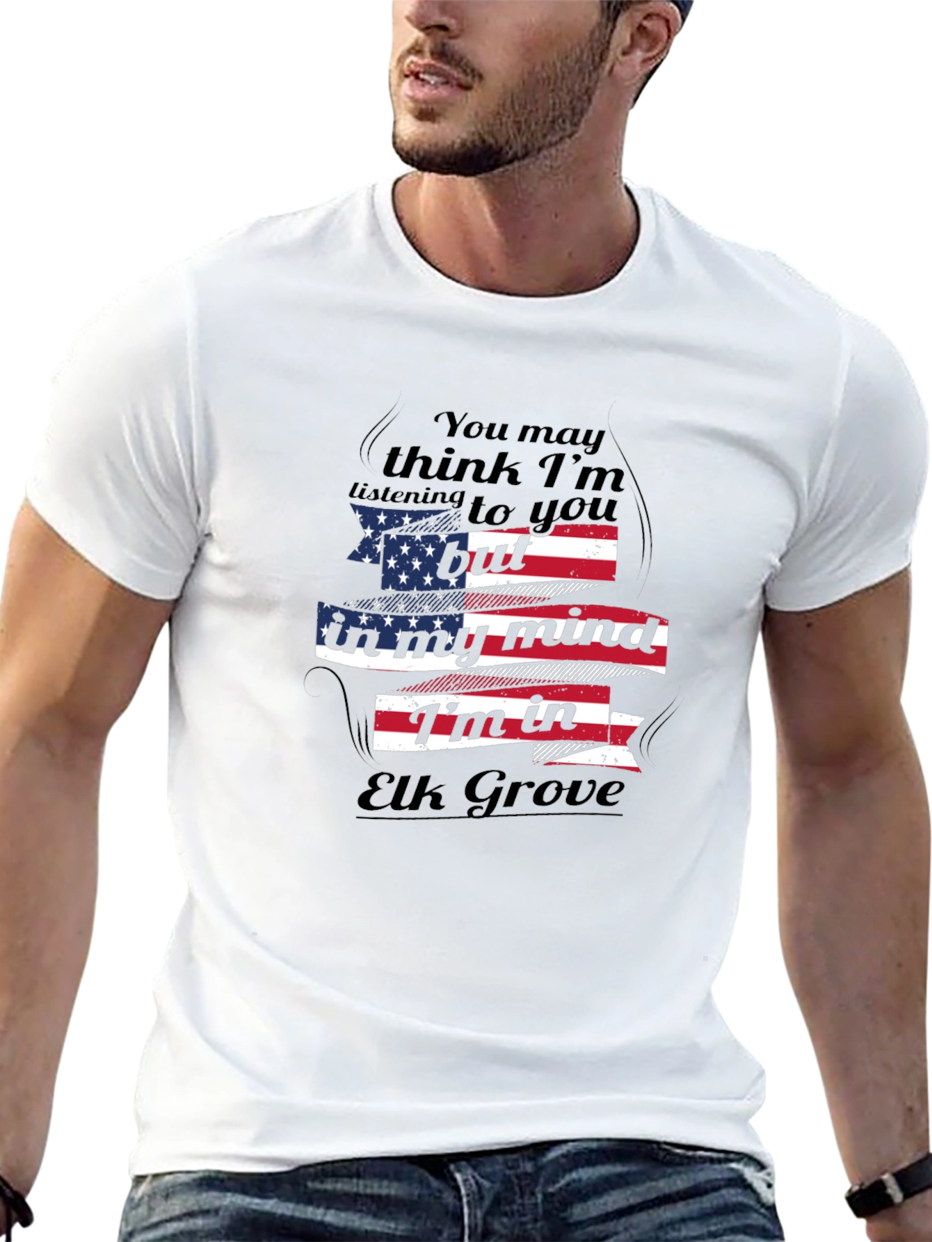 Elk Grove Mind T-Shirt - Patriotic Design