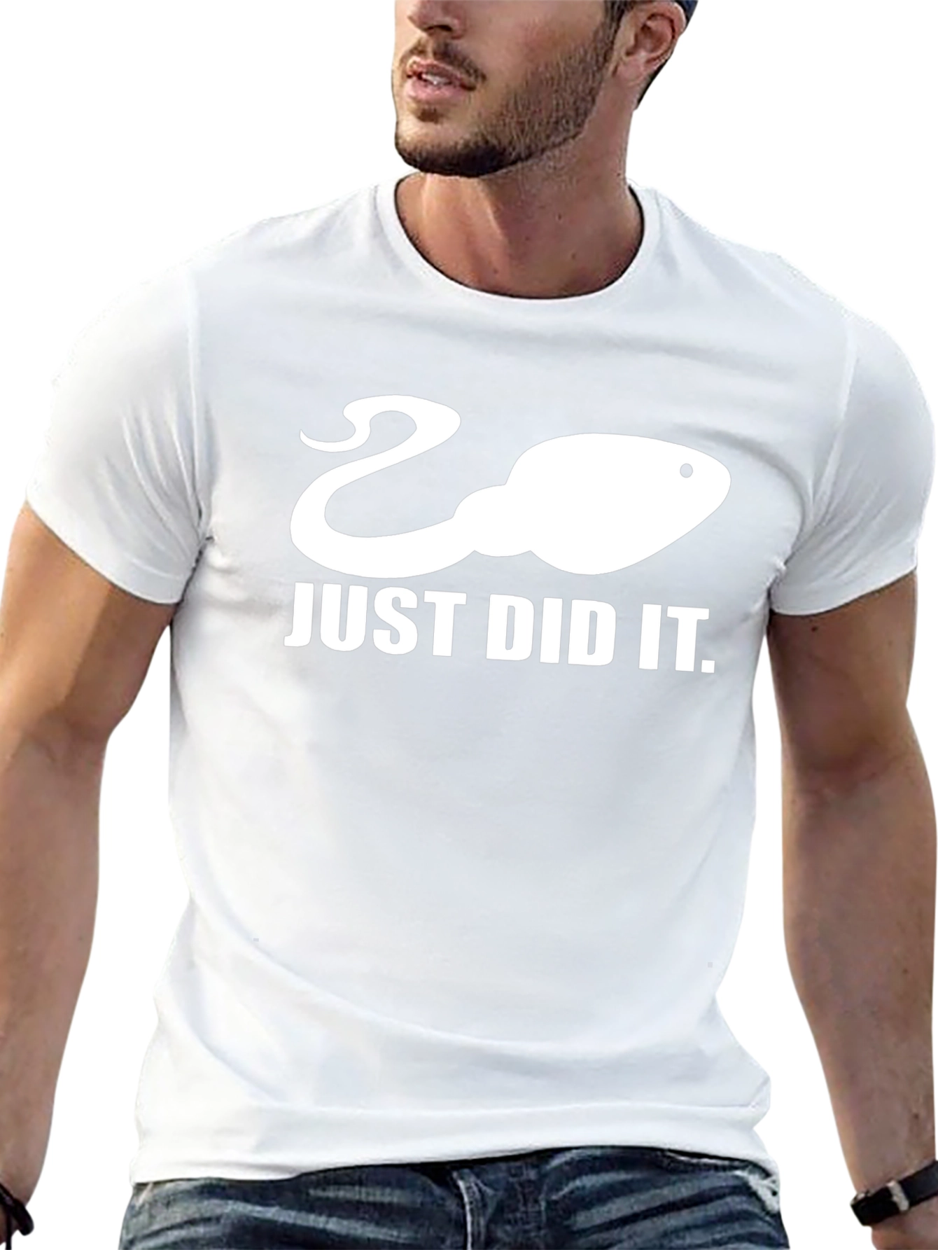 Just Did It T-Shirt - Funny Sperm Design