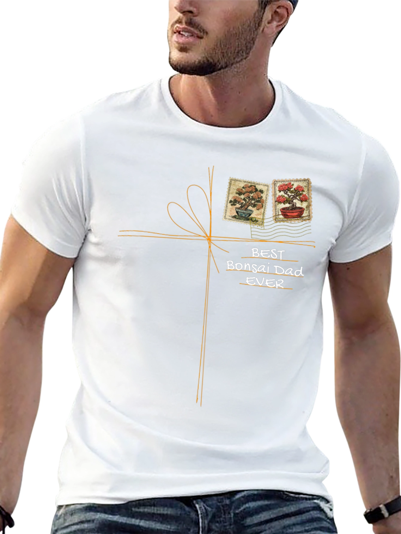 Best Bonsai Dad Ever T-Shirt Black