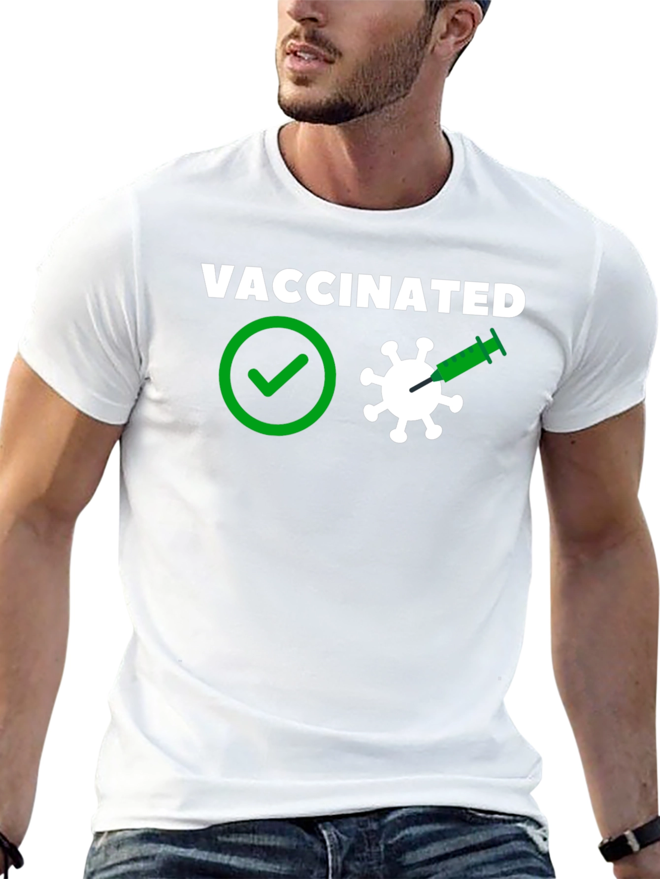 Vaccinated T-Shirt: Pro-Vaccine Design
