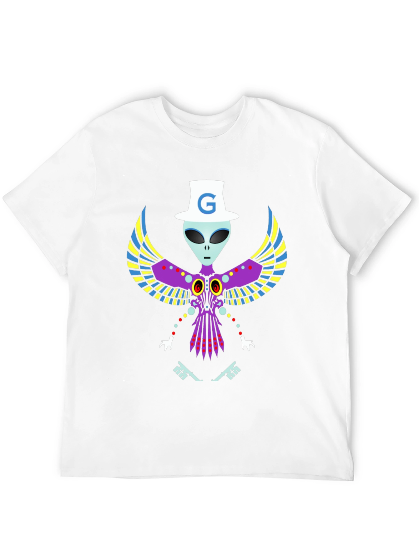 G Alien Graphic Tee - Soft Black Cotton T-Shirt