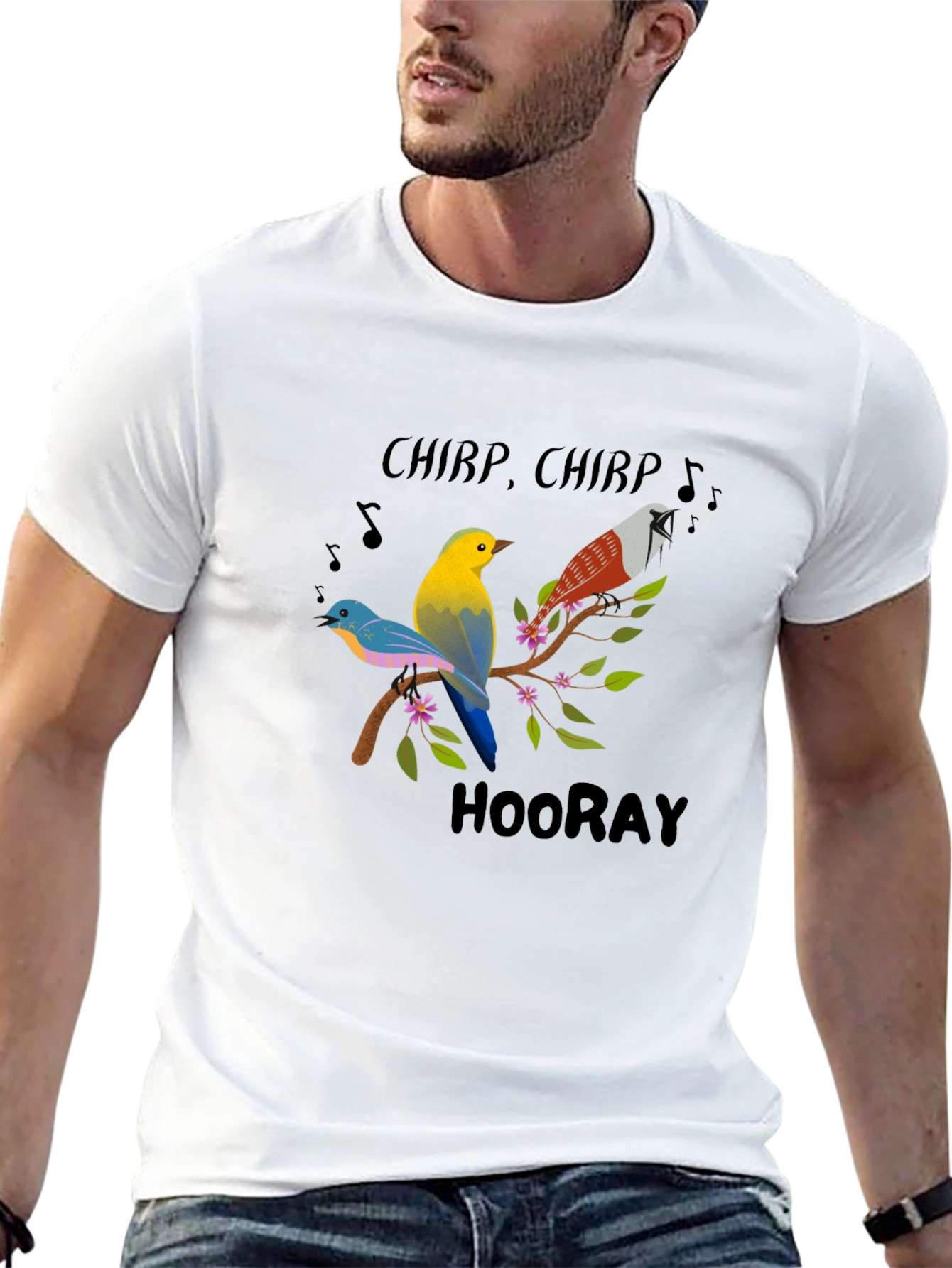 Chirp Hooray Bird T-Shirt