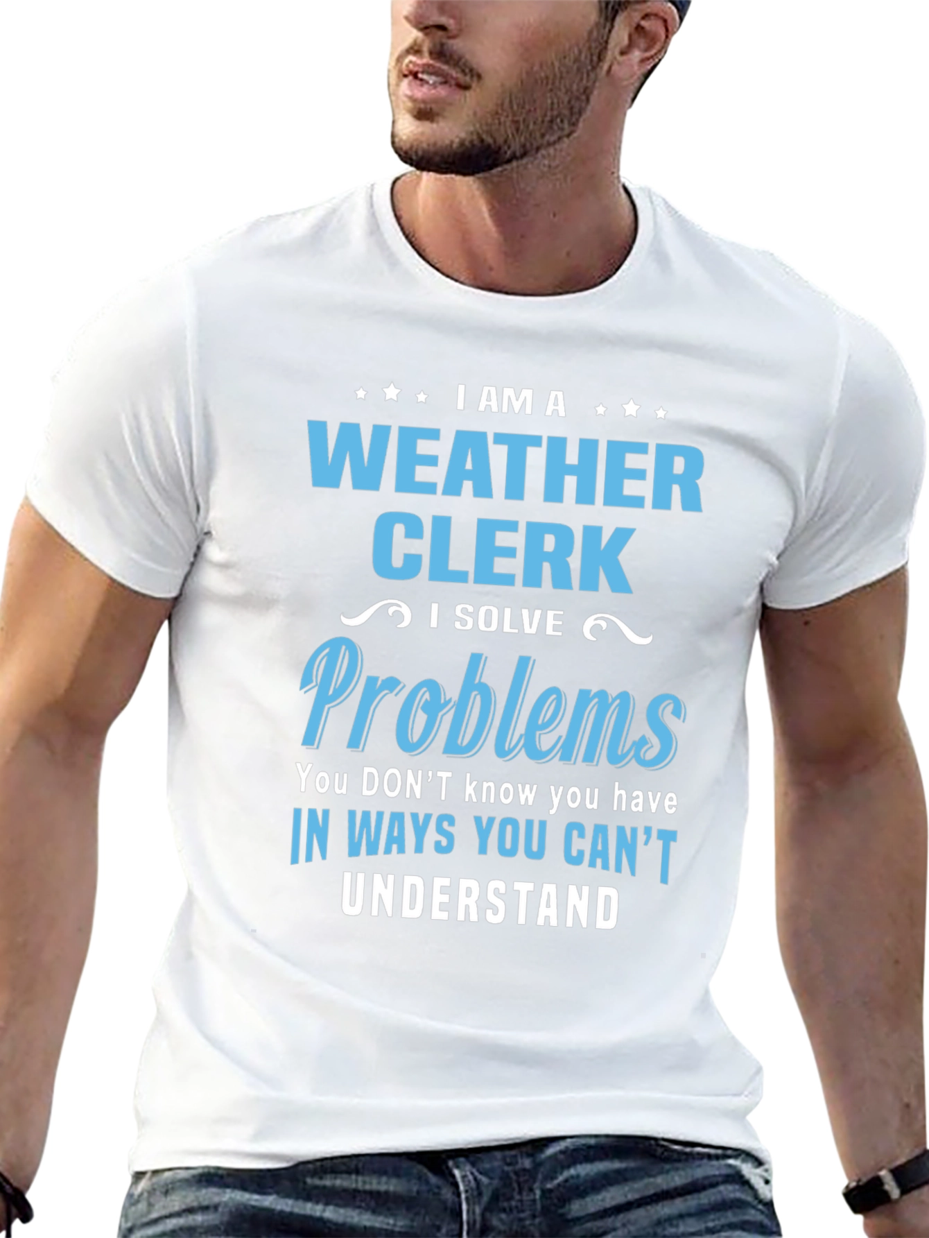 I Am A Weather Clerk Graphic T-Shirt