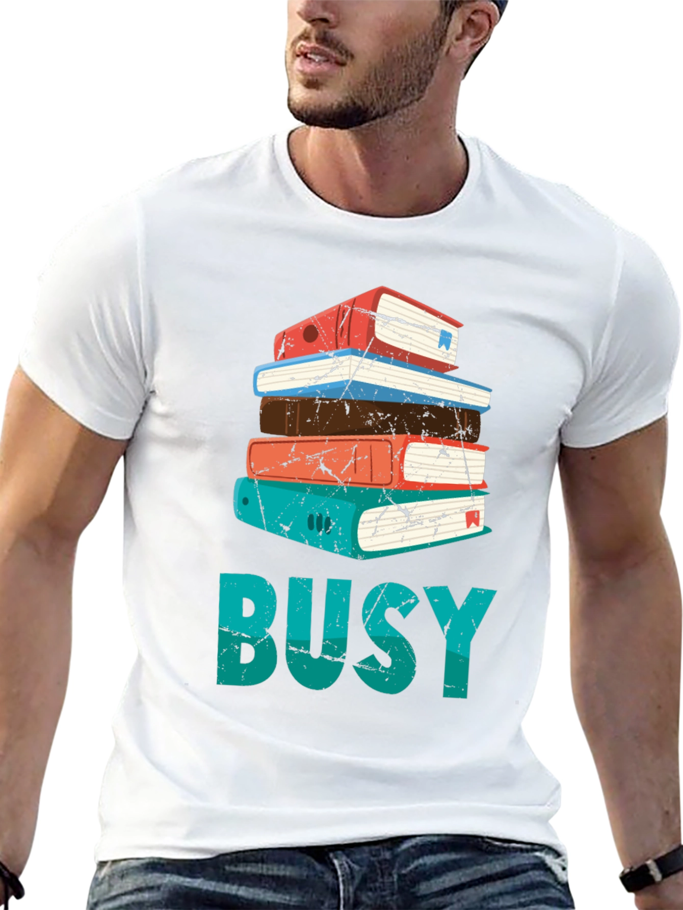 Busy Books Graphic Tee