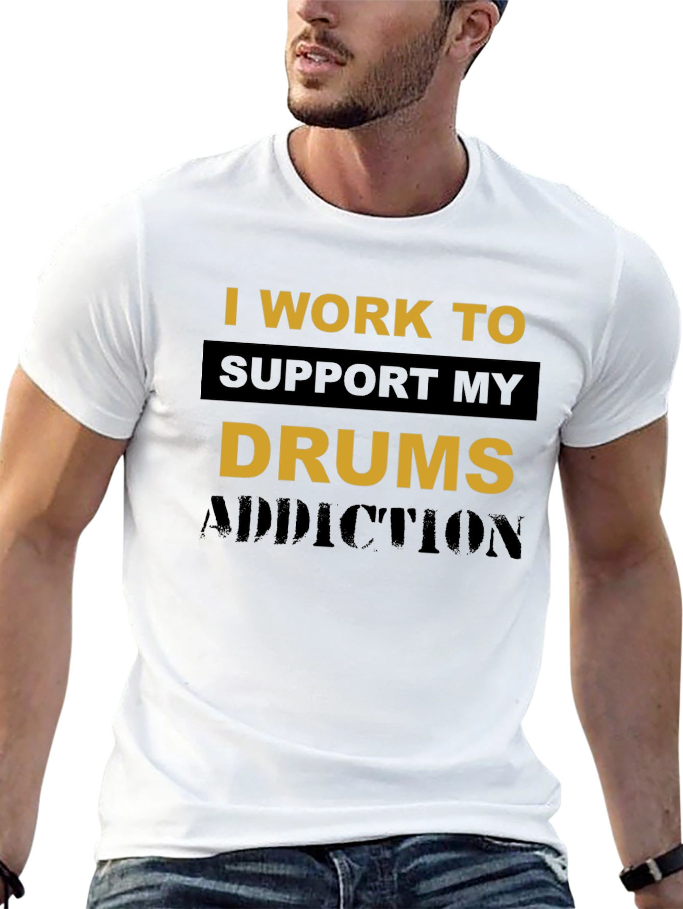 Drums Addiction T-Shirt - Musician Humor