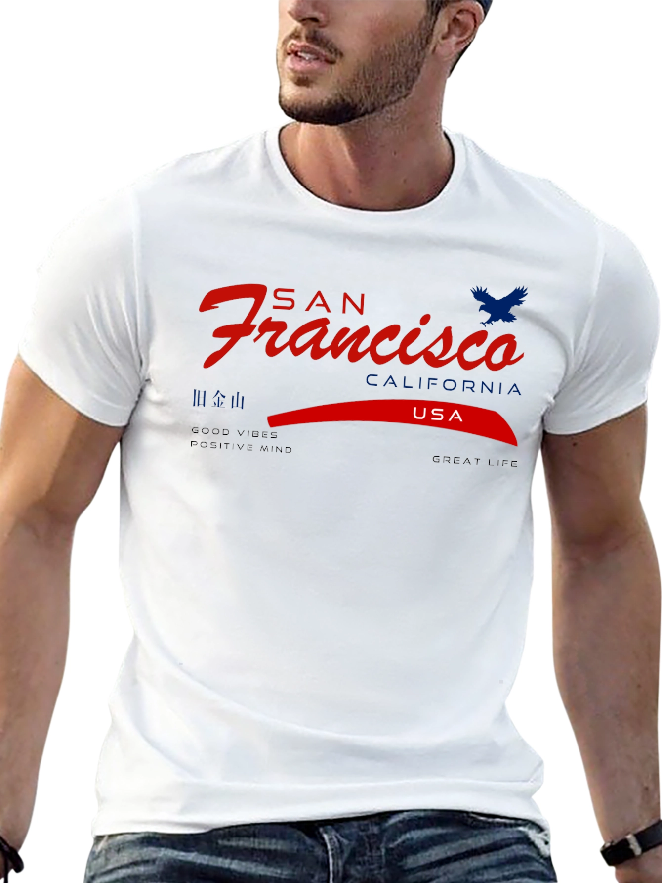 San Francisco Graphic Tee - California USA Design