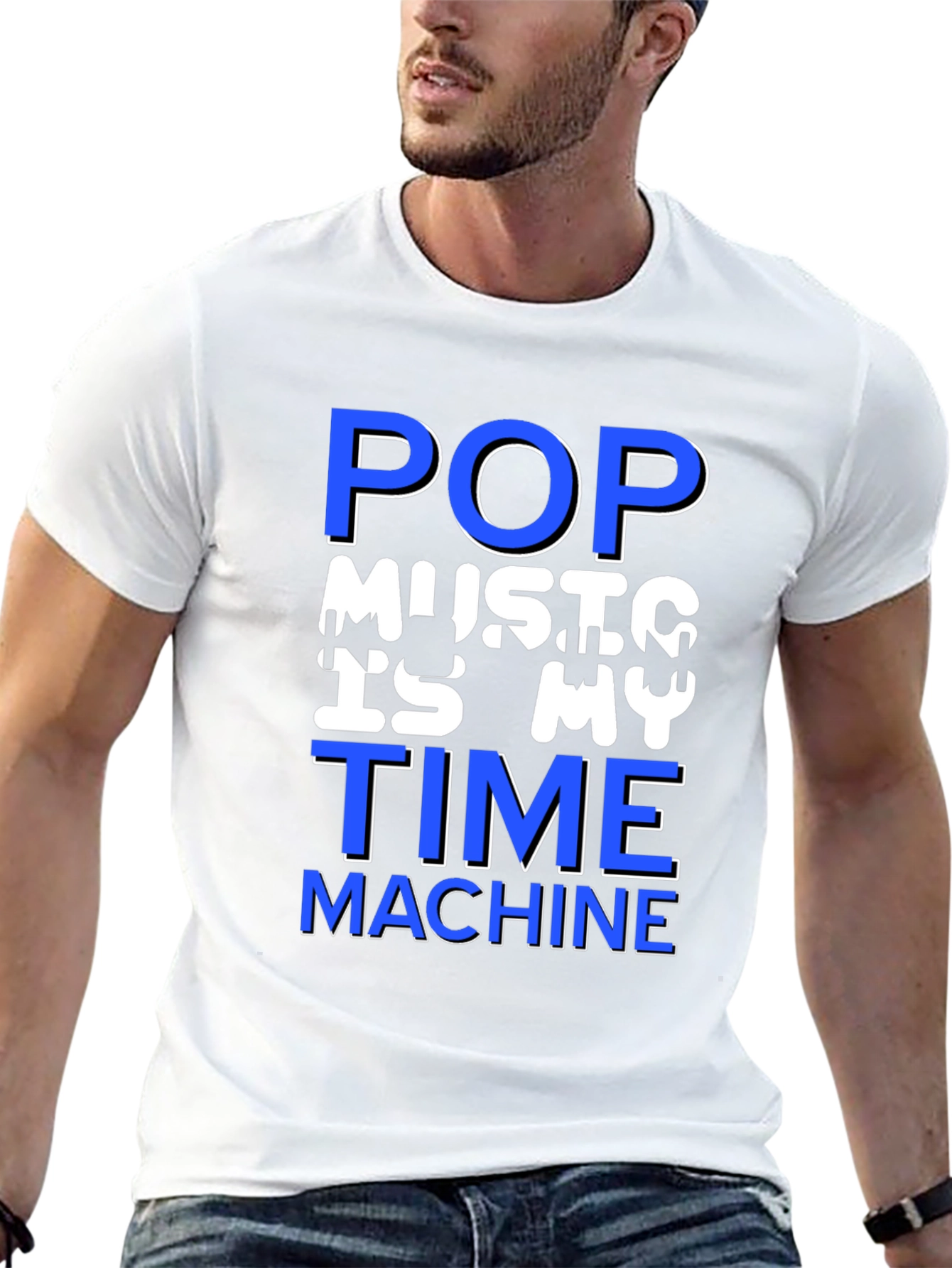 Pop Music Time Machine Graphic T-Shirt