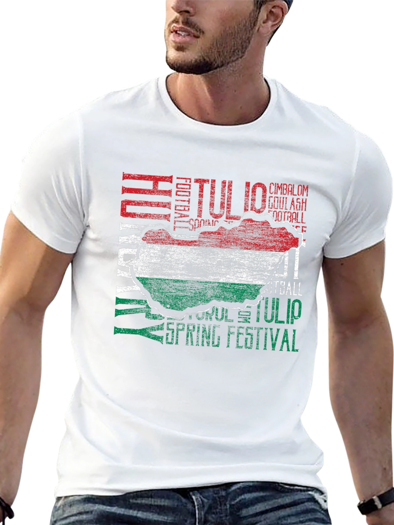 Hungary Flag Map T-Shirt Hungarian Pride