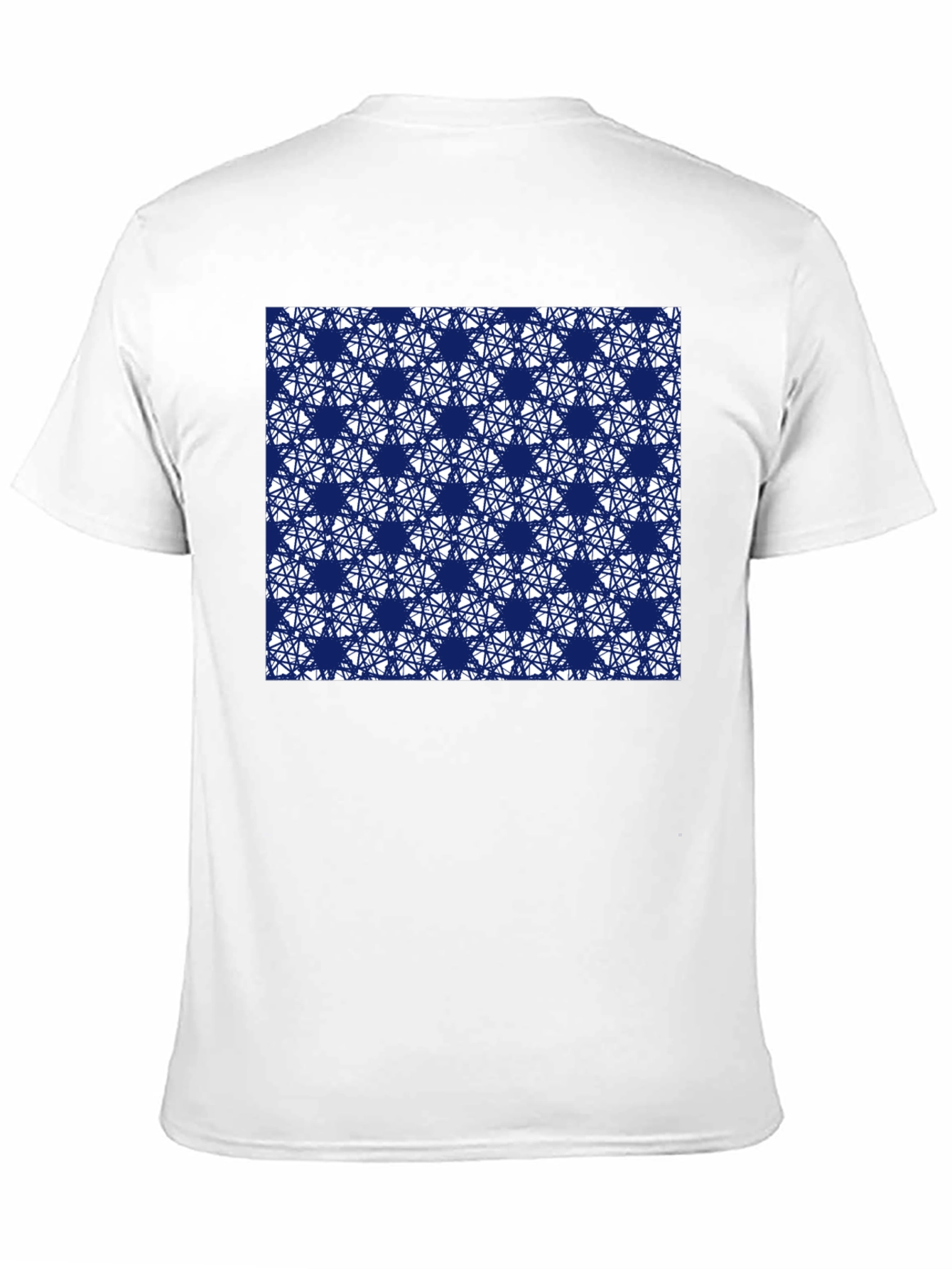 Geometric Patterned Tee - Modern Style Soft Cotton