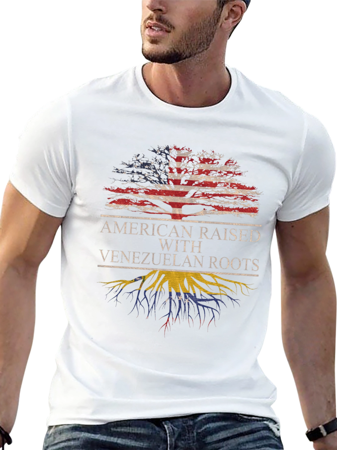 American Raised Venezuelan Roots T-Shirt