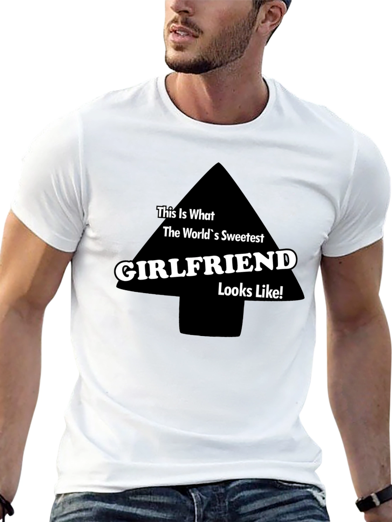 Worlds Sweetest Girlfriend T-Shirt - Funny Novelty Tee