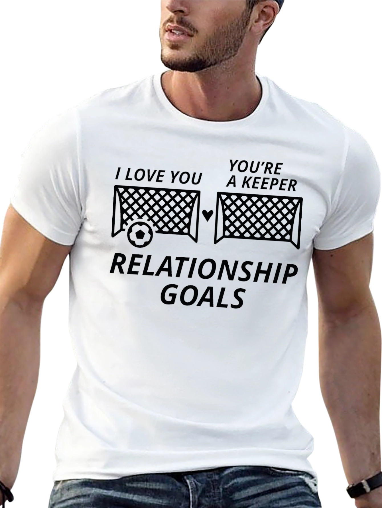 Relationship Goals T-Shirt - Soccer Love