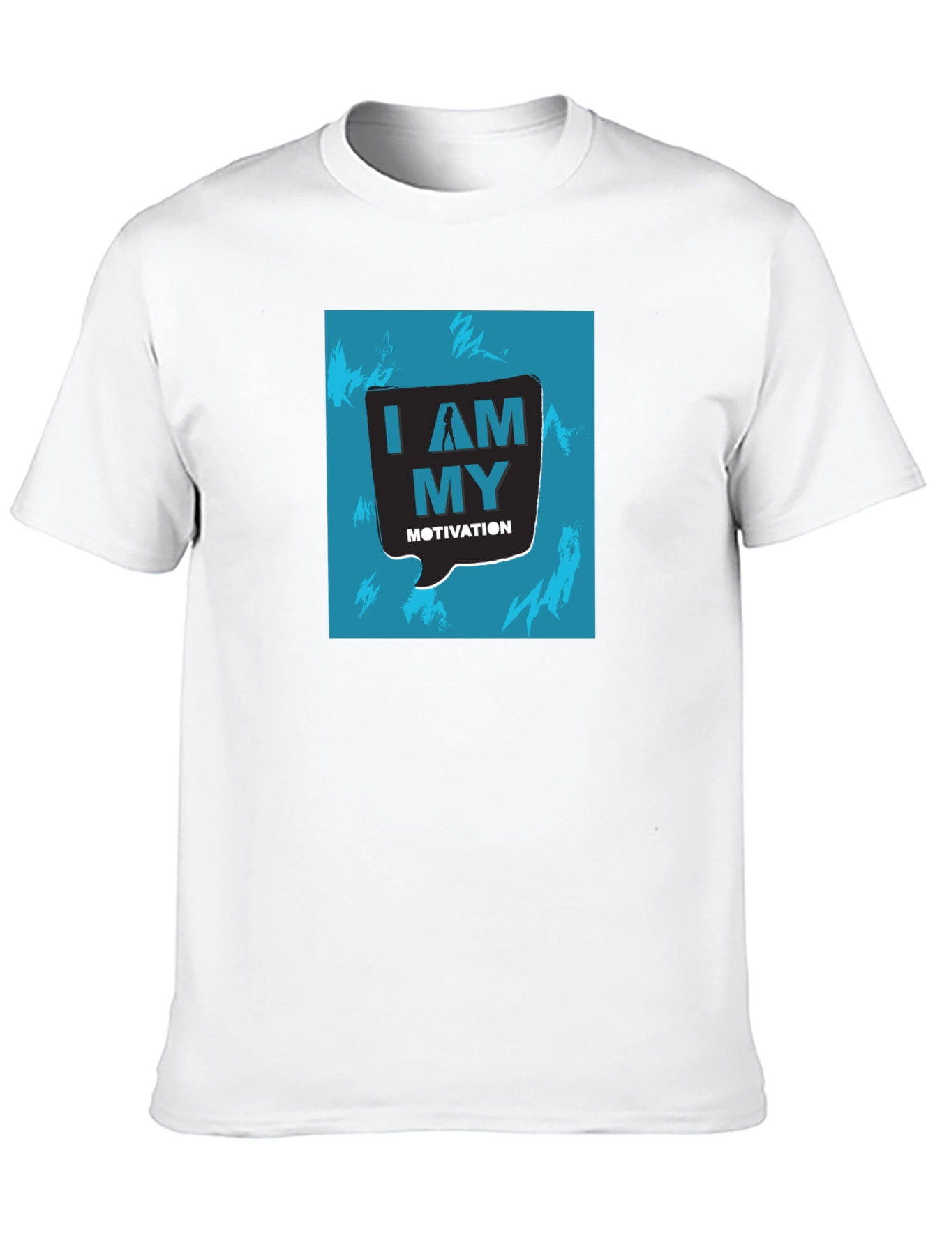 Motivational Black T-Shirt - I AM MY MOTIVATION