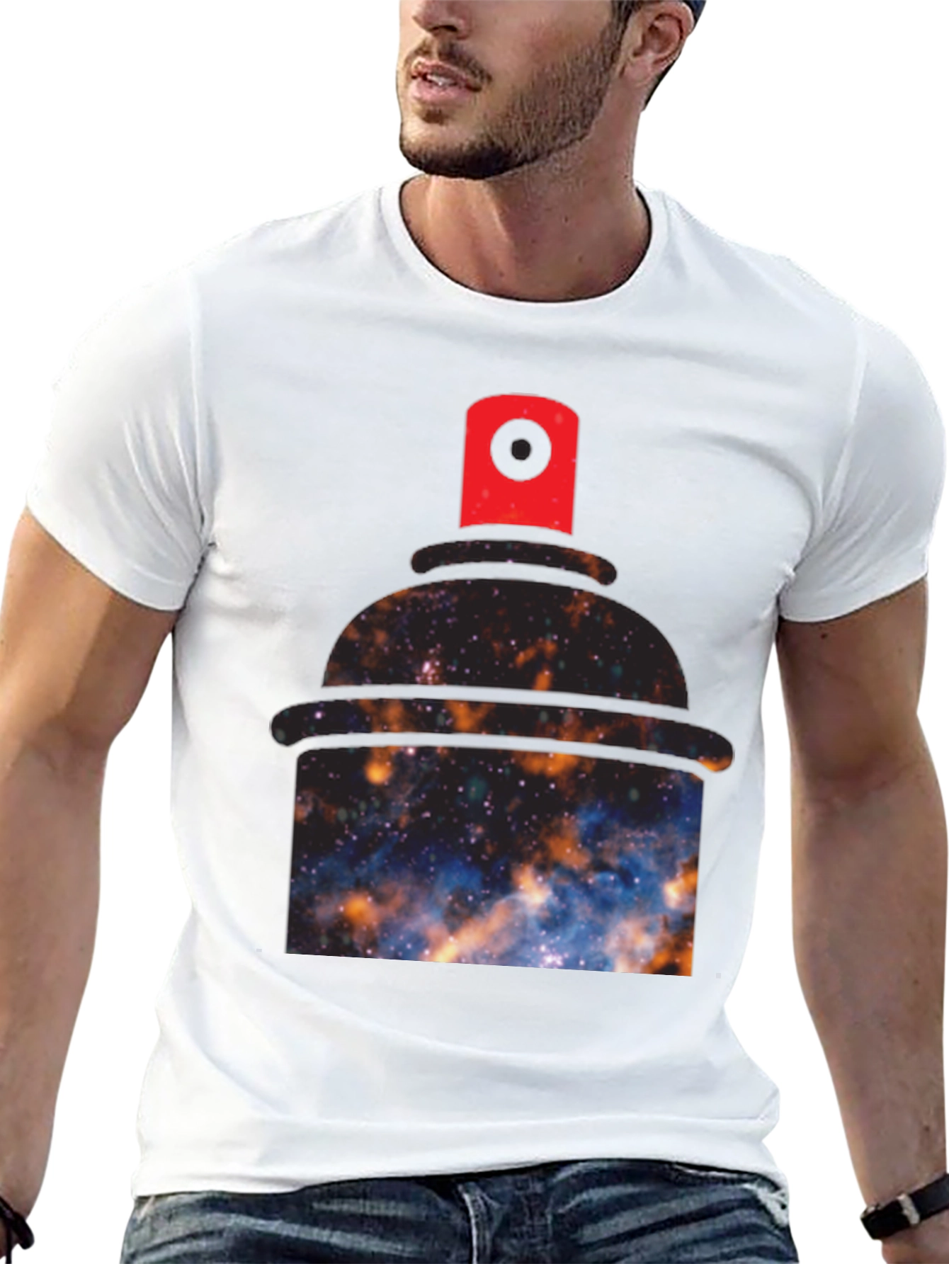 Cosmic Spray Can Graphic Tee