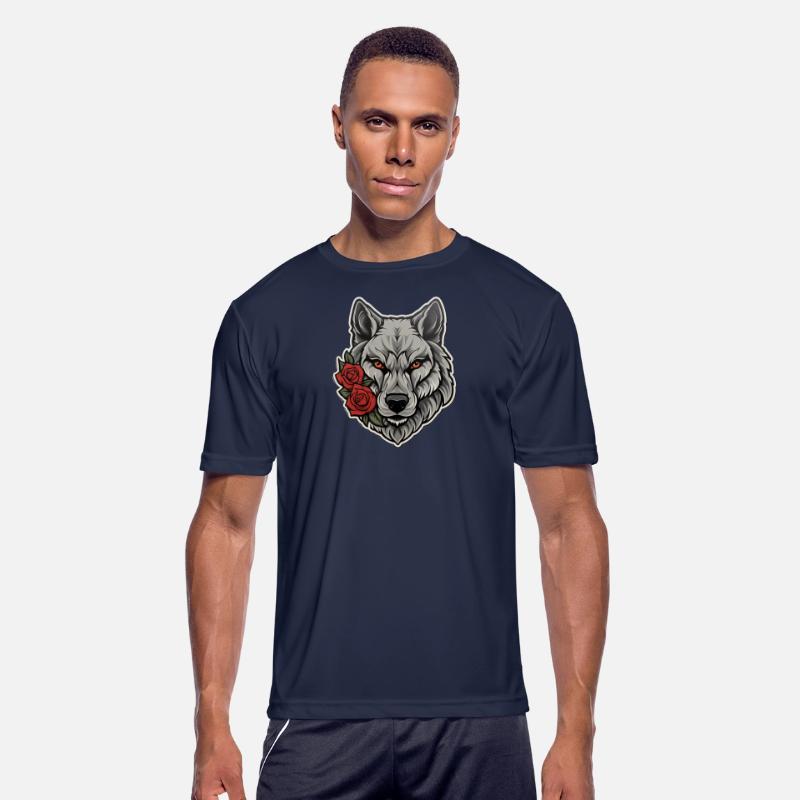Gothic Wolf Wildlife Illustration
