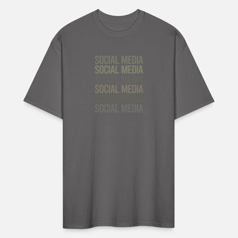 Gray Text Art Social Media
