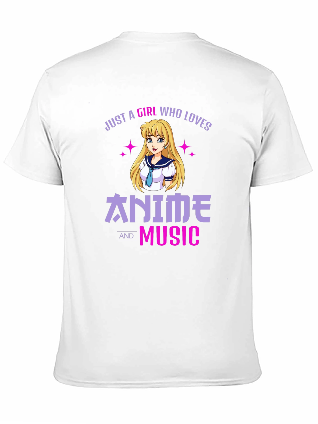 Anime and Music Lover Graphic T-Shirt