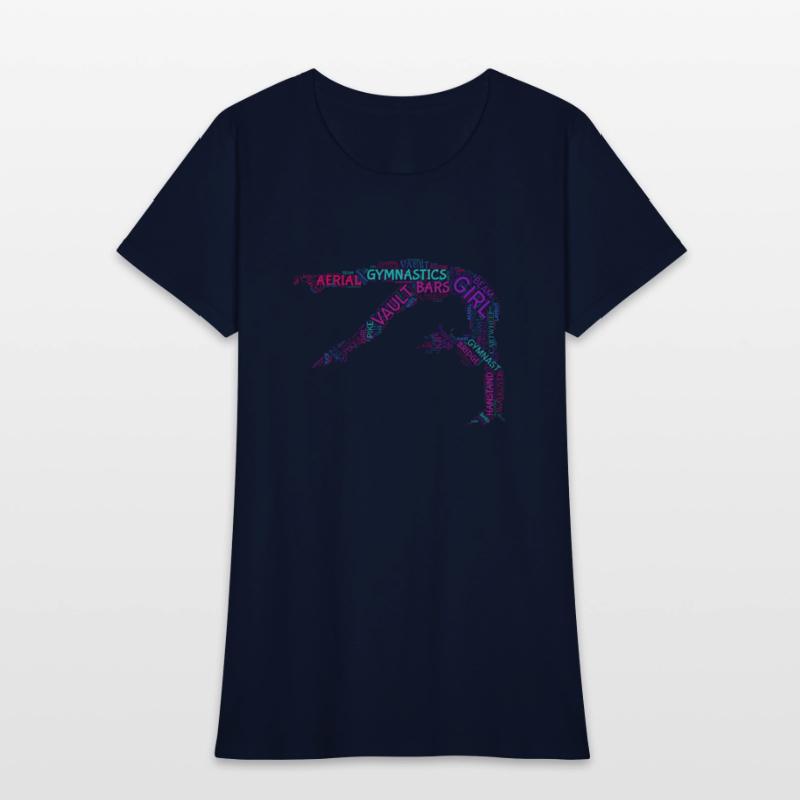 Gymnastics Back Handspring Word Art