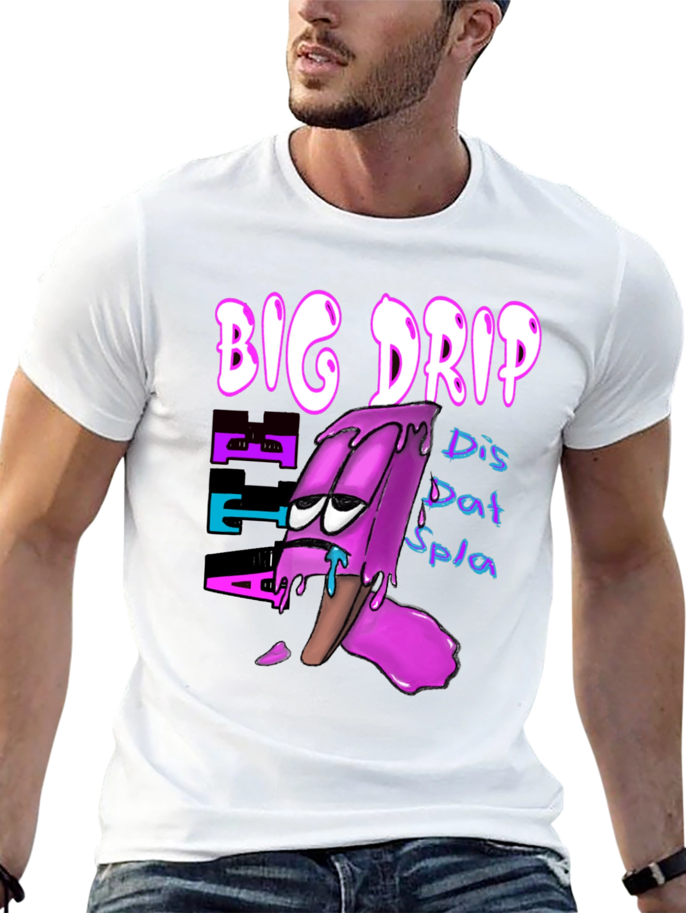 Big Drip Black Graphic Tee