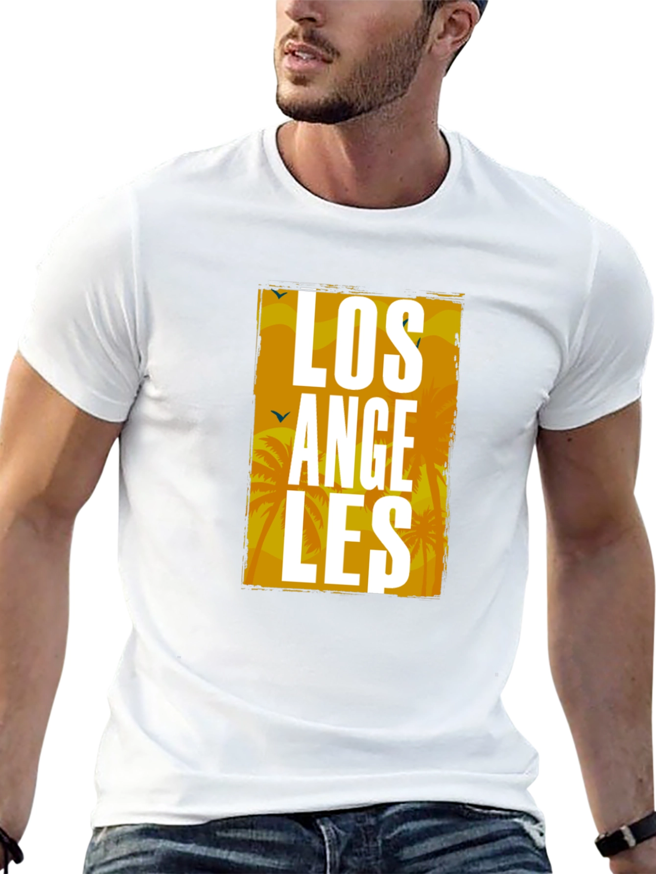 Los Angeles Graphic T-Shirt - California Vibes Tee