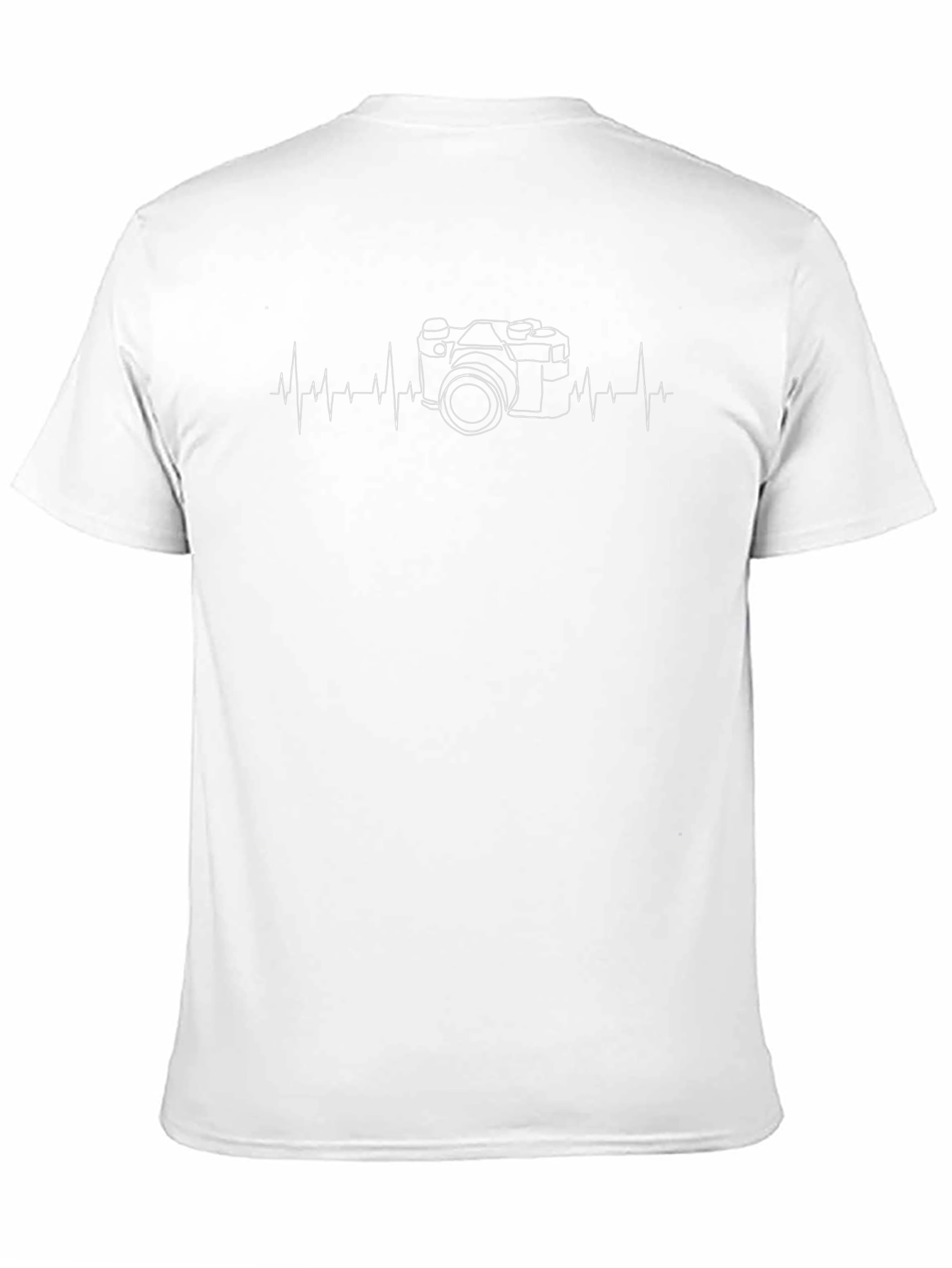 Photographer Heartbeat T-Shirt - Black