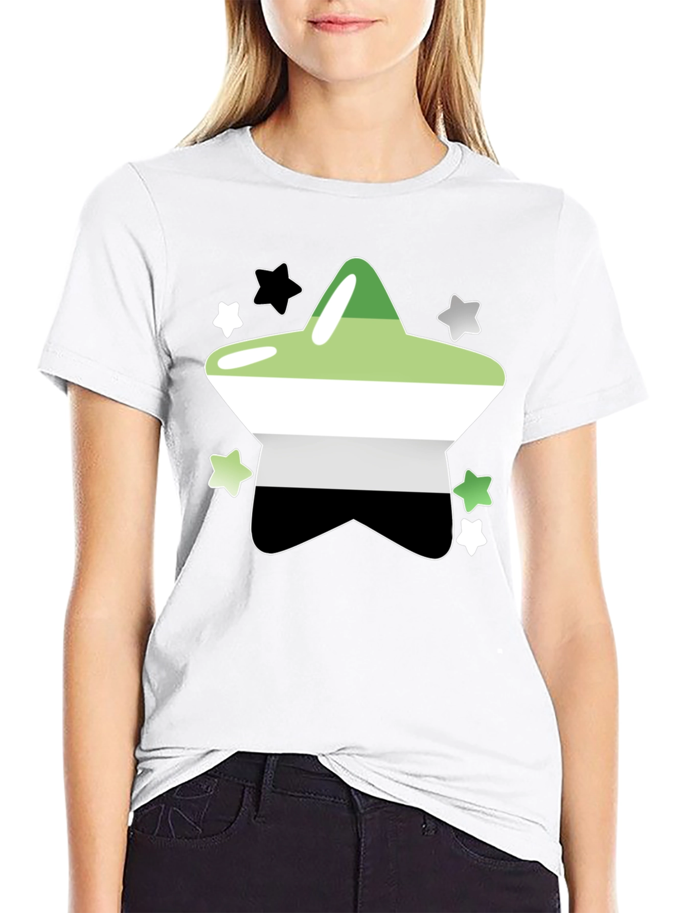 Aromantic Pride Star T-Shirt