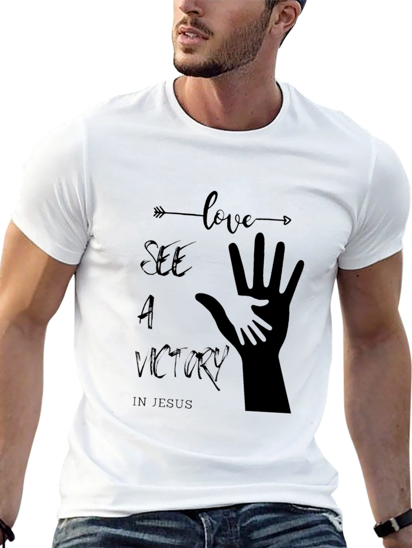 Faith-Inspired T-Shirt: See a Victory in Jesus