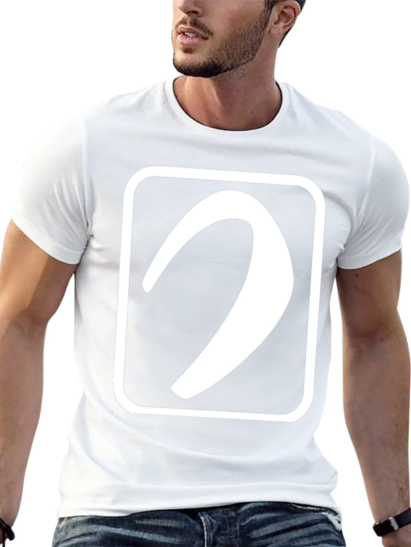 Abstract Logo Black T-Shirt