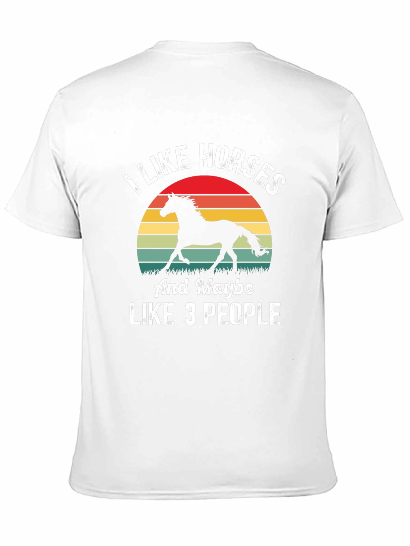 I Like Horses T-Shirt - Funny Equestrian Tee