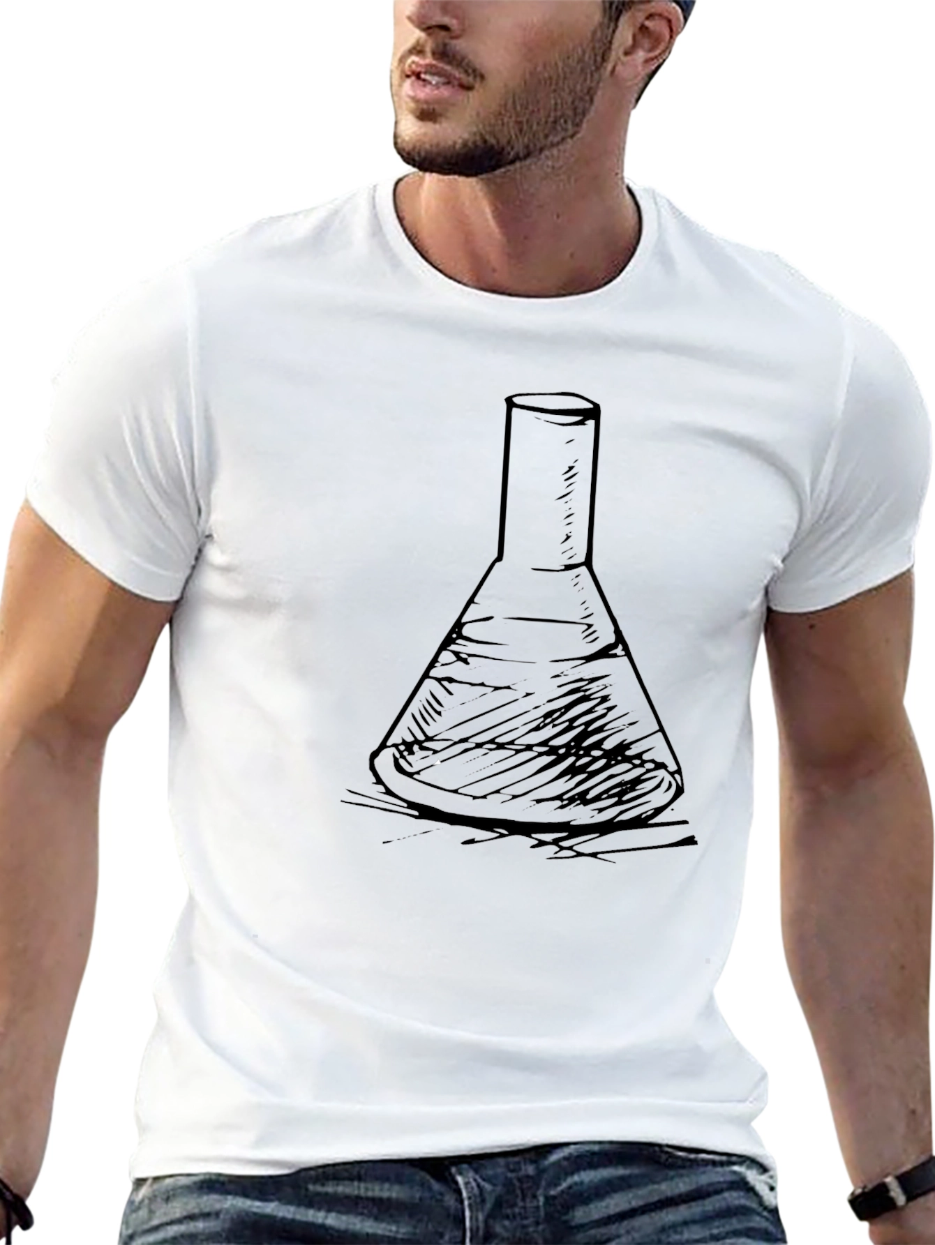 Science Flask Graphic Tee - Black